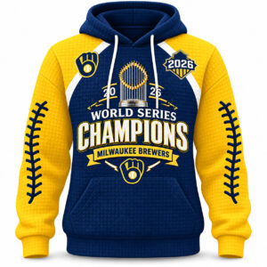 Brewers World Series Champions 2026 Waffle Hoodie