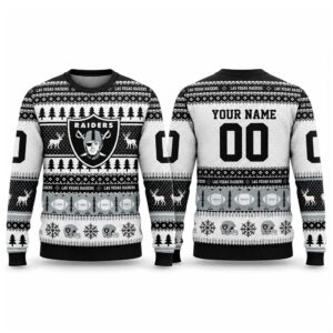 2026 Christmas Raiders Custom Ugly Sweater