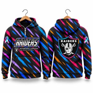 Raiders Football 2026 Crucial Catch Quarter Zip Waffle Hoodie 2