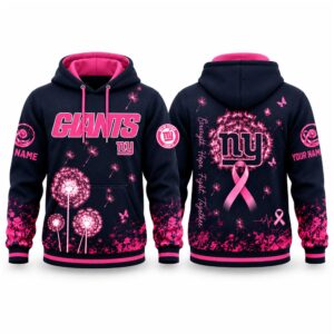 Giants Breast Cancer Awareness Custom Hoodie