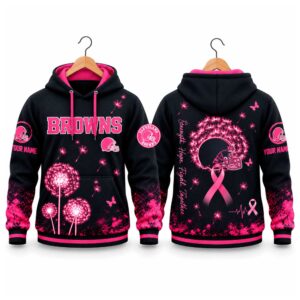 Browns Breast Cancer Awareness Custom Hoodie 2