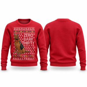 2026 Christmas Zero Bark Thirty Dog Lover Ugly Sweater