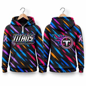 Titans Football 2026 Crucial Catch Quarter Zip Waffle Hoodie 2