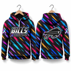 Bills Football 2026 Crucial Catch Quarter Zip Waffle Hoodie 2