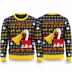 2026 Christmas The Goose Gets The Bonk Ugly Sweater
