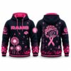 Eagles Breast Cancer Awareness Custom Hoodie