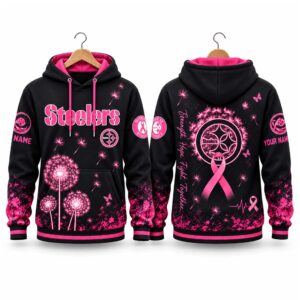 Steelers Breast Cancer Awareness Custom Hoodie 2