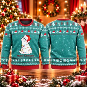 2026 Christmas Merry Kissmyass Cat Ugly Sweater 2