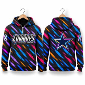 Cowboys Football 2026 Crucial Catch Quarter Zip Waffle Hoodie (2)