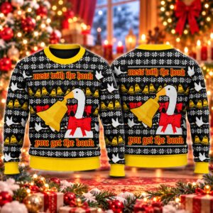 2026 Christmas The Goose Gets The Bonk Ugly Sweater 2
