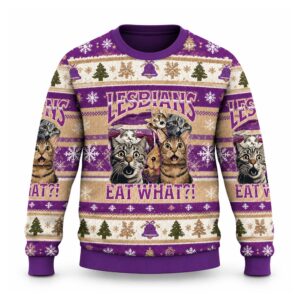 Christmas 2026 Lesbians Eat What Ugly Sweater (2)
