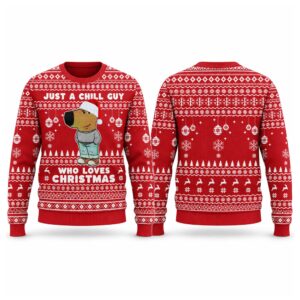 2026 Christmas I’m Just A Chill Girl Who Likes Ugly Sweater 3