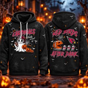 Cardinals Halloween Red Birds After Dark Hoodie 2