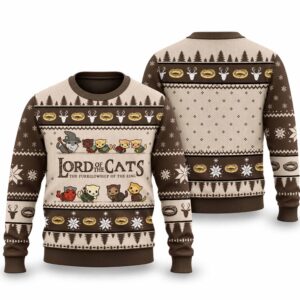 2026 Christmas Lord Of The Cats Ugly Sweater