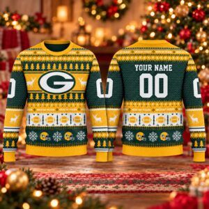 2026 Christmas Packers Custom Ugly Sweater 2