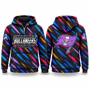 Buccaneers Football 2026 Crucial Catch Quarter Zip Waffle Hoodie