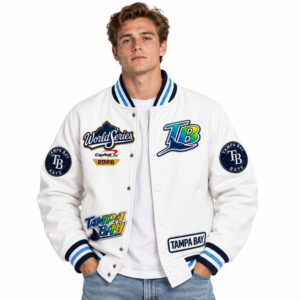 Rays 2026 World Series Baseball Jacket 1