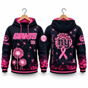 Giants Breast Cancer Awareness Custom Hoodie 2