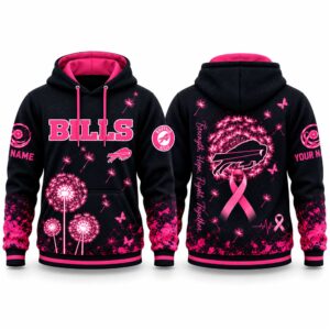 Bills Breast Cancer Awareness Custom Hoodie