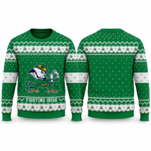 2026 Christmas Fighting Irish Custom Ugly Sweater