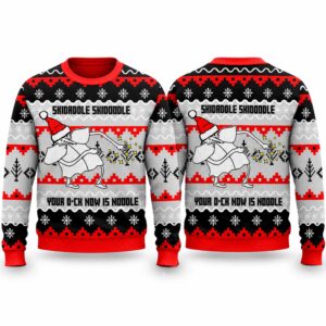 2026 Christmas Skidaddle Skidoodle Your Dick Now Is A Noodle Ugly Sweater