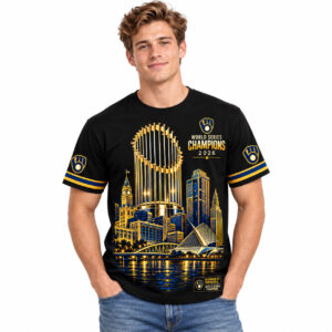 Brewers 2026 Skyline Trophy World Series Champions Shirt 1