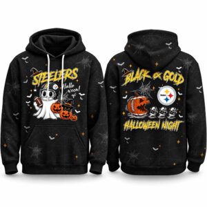 Steelers Black And Gold Halloween Night Hoodie