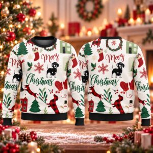 2026 Merry Christmas Dachshund Ugly Sweater 2
