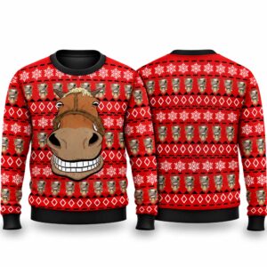 2026 Christmas Horse Ugly Sweater