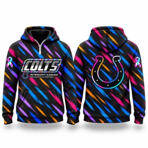 Colts Football 2026 Crucial Catch Quarter Zip Waffle Hoodie