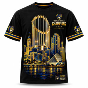 Brewers 2026 Skyline Trophy World Series Champions Shirt