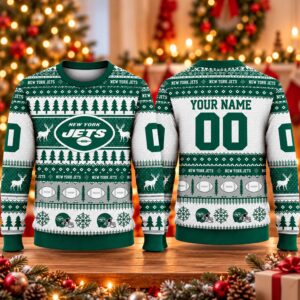2026 Christmas Jets Custom Ugly Sweater 2