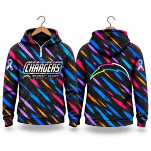 Chargers Football 2026 Crucial Catch Quarter Zip Waffle Hoodie 2
