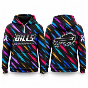 Bills Football 2026 Crucial Catch Quarter Zip Waffle Hoodie