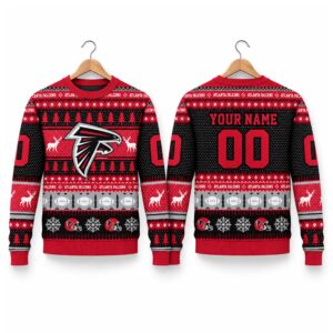 2026 Christmas Falcons Custom Ugly Sweater 2