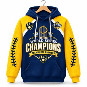 Brewers World Series Champions 2026 Waffle Hoodie 1