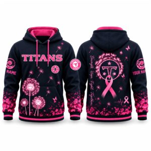 Titans Breast Cancer Awareness Custom Hoodie