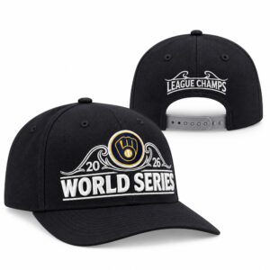 2026 Brewers World Series Locker Room Hat 01