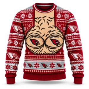 Cardinals Hairy Chest Custom Christmas Ugly Sweater