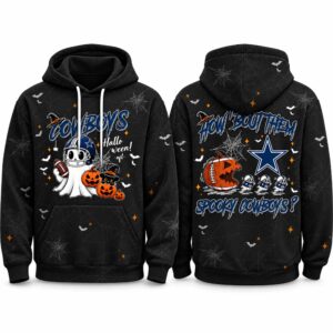 Halloween How ‘Bout Them Spooky Cowboys Hoodie