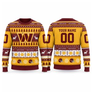 2026 Christmas Commanders Custom Ugly Sweater 1