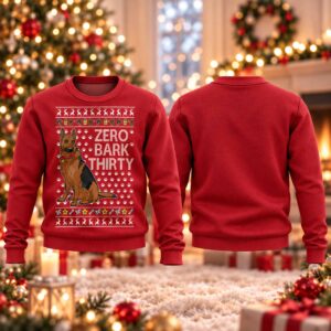 2026 Christmas Zero Bark Thirty Dog Lover Ugly Sweater 2