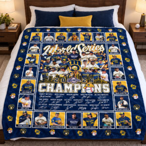 Brewers WS Champions 2026 Blanket (2)