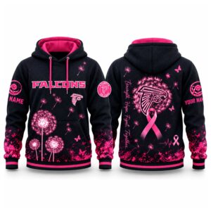 Falcons Breast Cancer Awareness Custom Hoodie