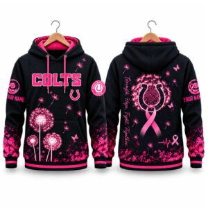 Colts Breast Cancer Awareness Custom Hoodie 2