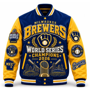 2026 Brewers World Series Champions Baseball Jacket