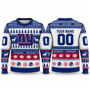 2026 Christmas Giants Custom Ugly Sweater