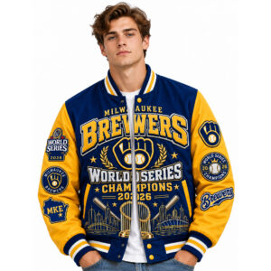 2026 Brewers World Series Champions Baseball Jacket (2)