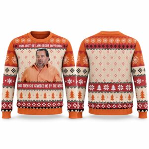 2026 Christmas She Grab Me By the Neck Ugly Sweater