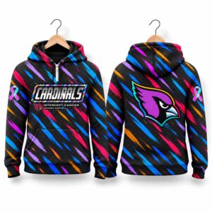 Cardinals Football 2026 Crucial Catch Quarter Zip Waffle Hoodie 2